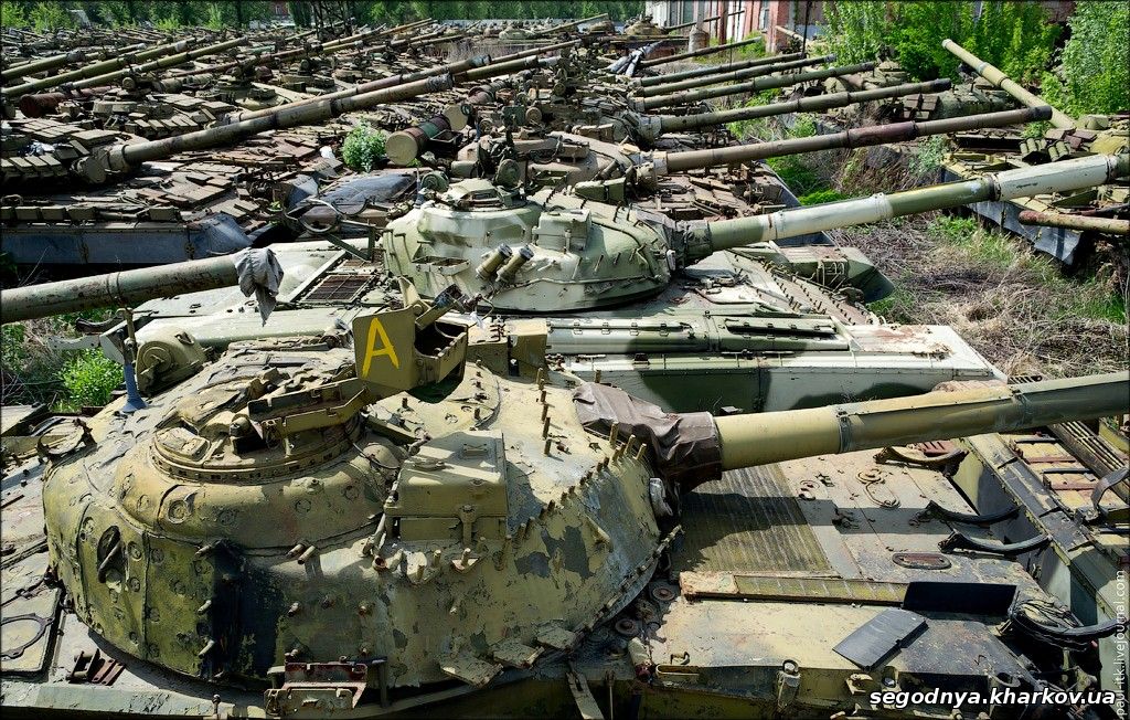 Харьковский танковый завод списал и сдал на металл технику