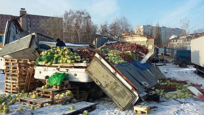 На рынке Харькова произошёл взрыв