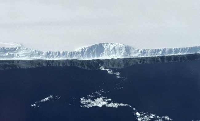 NASA опубликовало фотографии айсберга, отколовшегося от Антарктиды